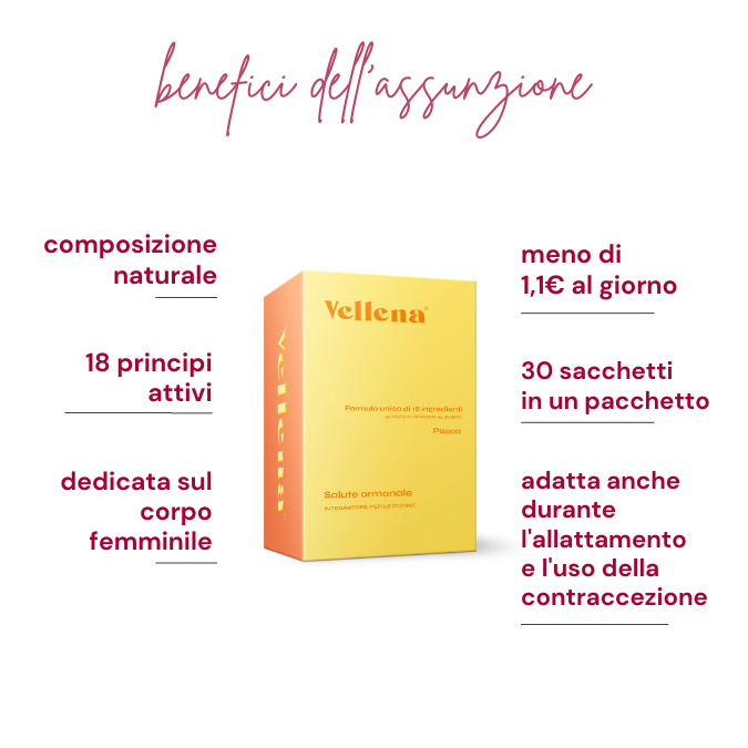 Salute ormonale | Bevanda per le donne 3 PACK + pochette GRATIS | Pesca