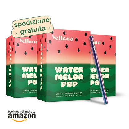 Salute femminile | Bevanda 3 PACK + cannuccia GRATIS | Anguria & Menta | Vellena