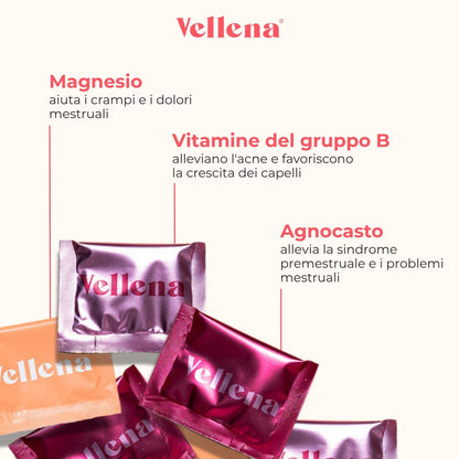 Salute femminile | Bevanda 3 PACK + borsa GRATIS | Pesca | Vellena