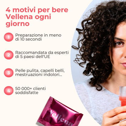 Salute femminile | Bevanda 3 PACK + borsa GRATIS | Pesca | Vellena