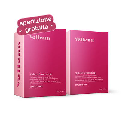 Salute femminile | Bevanda 2 PACK | Amarena | Vellena