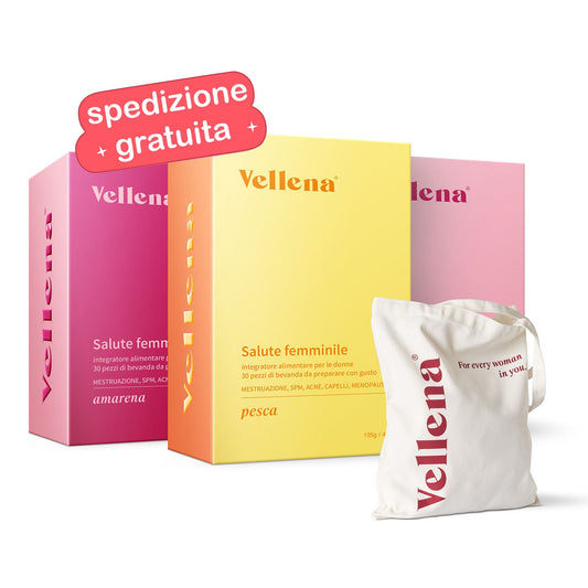 Mix di 3 sapori con regalo | Bevanda per le donne | Vellena