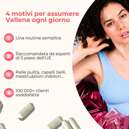 Salute femminile | Capsule 3 PACK + borsa GRATIS | Vellena