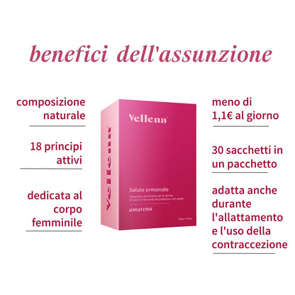 Salute ormonale | Bevanda per le donne 3 PACK + borsa GRATIS | Amarena