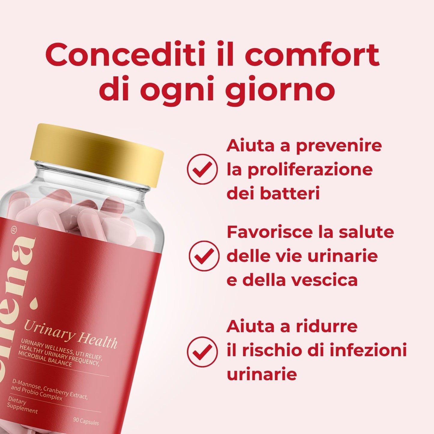 Salute delle vie urinarie + Salute intima | Capsule 2 MIX | Vellena