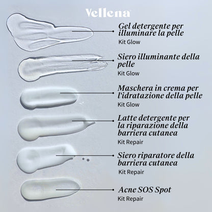 Gel detergente per illuminare la pelle 150ml | Vellena