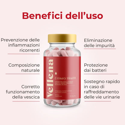 Salute delle vie urinarie + Salute intima | Capsule 2 MIX | Vellena